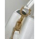 Louis Vuitton Capucines Mini Bag Taurillon Leather M20845 White High