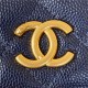 Chanel CLUTCH WITH CHAIN AP2857 Grained Shiny Calfskin & Gold-Tone Metal Navy A