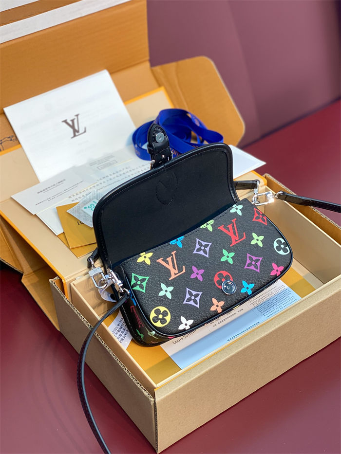 Louis Vuitton Nano DIANE Bag x Murakami M14194 Black High