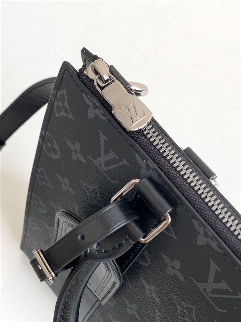 Louis Vuitton SAC PLAT CROSS Monogram Eclipse M46098 High