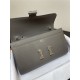 Hermes Constance To Go Long Wallet Epsom Leather Dark Grey Silver-Metal WAX High