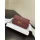 Hermes Constance To Go Long Wallet Epsom Leather Burgundy Gold-Metal WAX High