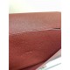 Hermes Constance To Go Long Wallet Epsom Leather Burgundy Silver-Metal WAX High