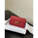 Hermes Constance To Go Long Wallet Epsom Leather Red Gold-Metal WAX High