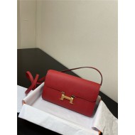 Hermes Constance To Go Long Wallet Epsom Leather Red Gold-Metal WAX High