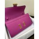 Hermes Constance To Go Long Wallet Epsom Leather Fuchsia Gold-Metal WAX High