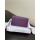 Hermes Constance To Go Long Wallet Epsom Leather Purple Silver-Metal WAX High