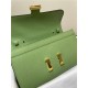 Hermes Constance To Go Long Wallet Epsom Leather Light Green Gold-Metal WAX High