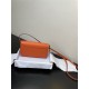 Hermes Constance To Go Long Wallet Epsom Leather Orange Gold-Metal WAX High