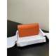 Hermes Constance To Go Long Wallet Epsom Leather Orange Silver-Metal WAX High