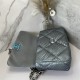 Chanel 19 Flap Bag Snake Gold-Tone, Silver-Tone & Ruthenium-Finish Metal High