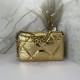 Chanel 19 Flap Bag Snake Gold-Tone, Silver-Tone & Ruthenium-Finish Metal High