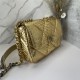 Chanel 19 Flap Bag Snake Gold-Tone, Silver-Tone & Ruthenium-Finish Metal High