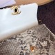 Chanel 19 Flap Bag Snake Gold-Tone, Silver-Tone & Ruthenium-Finish Metal High