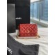 Chanel MINI FLAP BAG AS3378 Lambskin & Gold-Tone Metal Red High