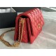 Chanel MINI FLAP BAG AS3378 Lambskin & Gold-Tone Metal Red High