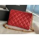 Chanel MINI FLAP BAG AS3378 Lambskin & Gold-Tone Metal Red High