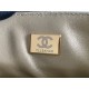 Chanel MINI FLAP BAG AS3378 Lambskin & Gold-Tone Metal White High