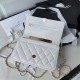 Chanel Wallet on Chain With Handle AP2844 Lambskin & Gold-Tone Metal White High