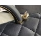 Chanel Wallet on Chain With Handle AP2844 Lambskin & Gold-Tone Metal Navy High