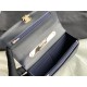 Chanel Wallet on Chain With Handle AP2844 Lambskin & Gold-Tone Metal Navy High