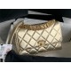 SMALL FLAP BAG Lambskin, Strass & Gold-Tone Metal AS3241 Gold High