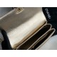 SMALL FLAP BAG Lambskin, Strass & Gold-Tone Metal AS3241 Gold High