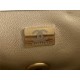 SMALL FLAP BAG Lambskin, Strass & Gold-Tone Metal AS3240 White High