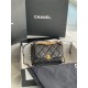 MINI FLAP BAG Lambskin, Strass & Gold-Tone Metal AS3239 Black High