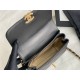 MINI FLAP BAG Lambskin, Strass & Gold-Tone Metal AS3239 Black High