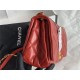 Small Flap Bag AS3367 Lambskin & Gold-Tone Metal Red High