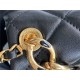 Mini Flap Bag AS3366 Lambskin & Gold-Tone Metal Black High