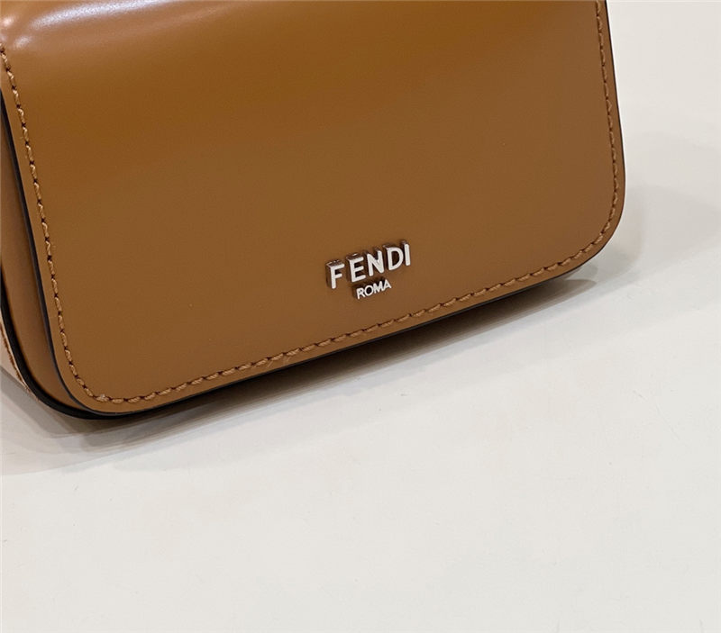 Fendi First Sight Nano bag Leather Brown High