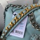 Chanel 19 Flap Bag Goatskin/Lambskin Blue Silver High