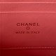 Chanel VANITY WITH CHAIN AP2846 Lambskin & Gold-Tone Metal Coral A