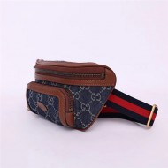 Gucci Belt bag with Interlocking G 682933 GG denim jacquard High