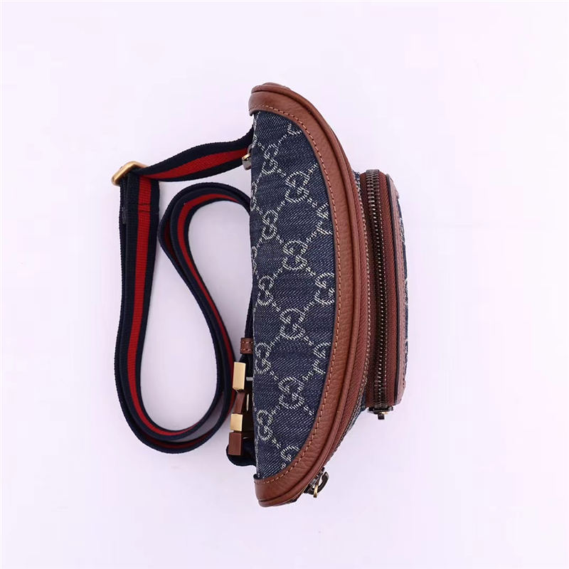 Gucci Belt bag with Interlocking G 682933 GG denim jacquard High