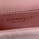 Chanel MINI BOY Chanel MESSENGER BAG Velvet & Gold-Tone Metal AS3315 Pink A