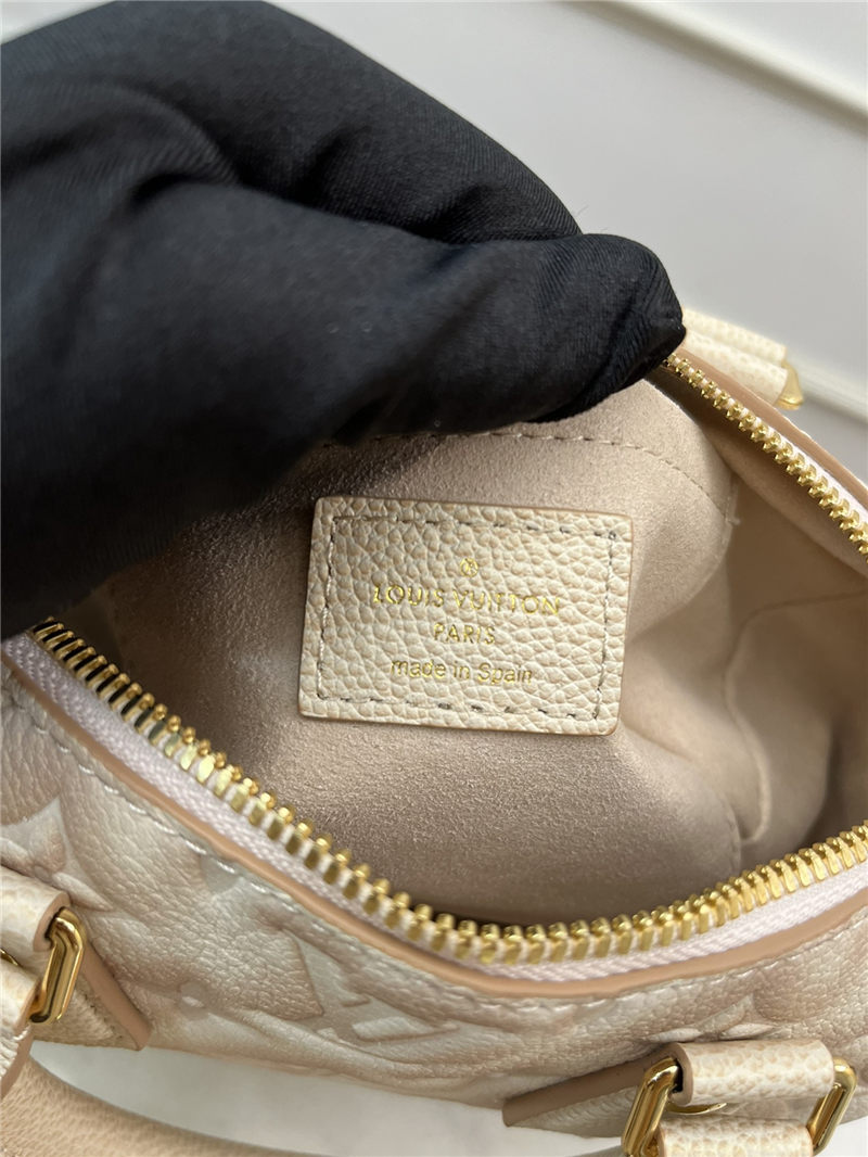 Louis Vuitton SPEEDY BANDOULIÈRE 20 Sprayed and embossed grained cowhide leather M46163 High