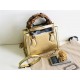 Gucci Diana mini tote bag 675800 Lizard Gold High