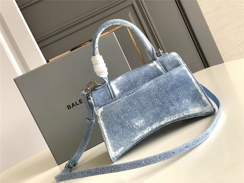 The Hacker Project small Hourglass bag Denim/Lambskin High