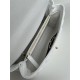 FLAP BAG WITH TOP HANDLE Grained Calfskin White-binding Gold Metal High