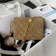 Chanel MINI FLAP BAG AS3378 Suede Goatskin & Gold-Tone Metal A