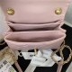 Supermini Flap Bag AS3365 Lambskin & Gold-Tone Metal Pink A