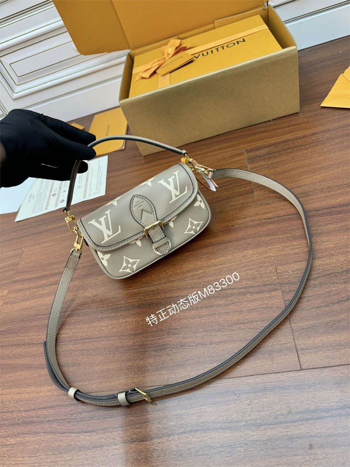 Louis Vuitton Nano Diane Monogram Empreinte embossed supple grained cowhide leather M83300 Top