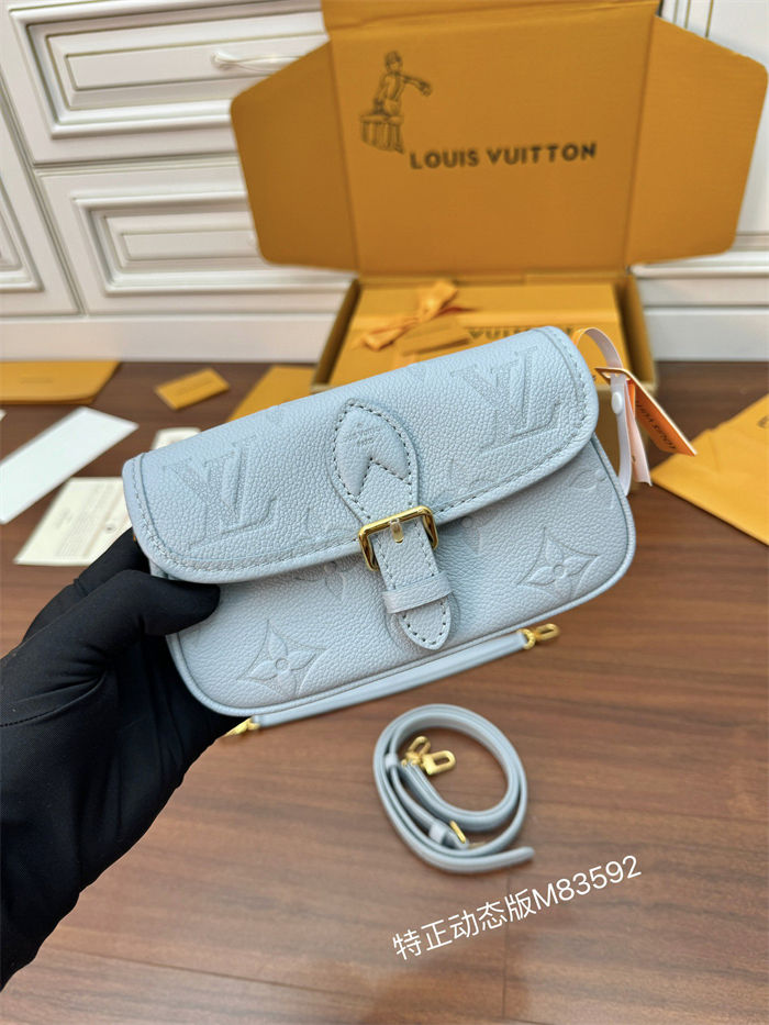 Louis Vuitton Nano Diane Monogram Empreinte embossed supple grained cowhide leather M83592 Top