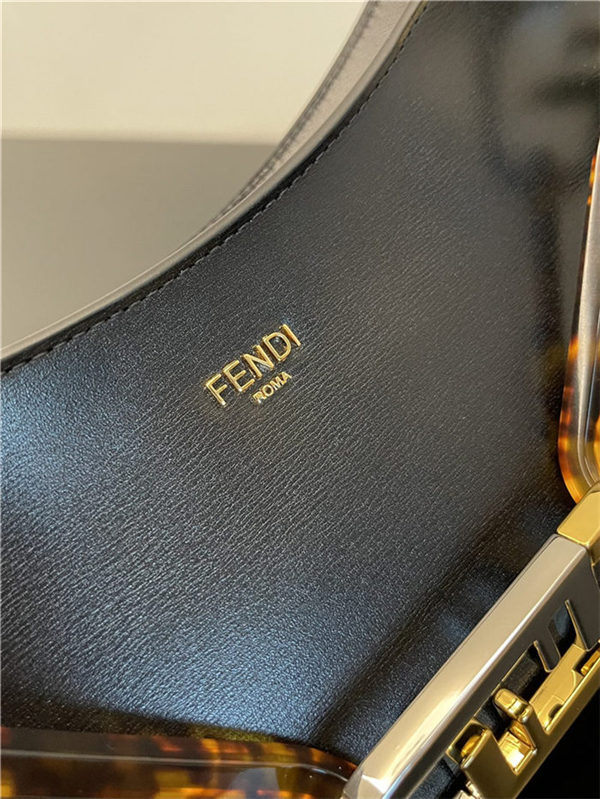 Fendi O’Lock Swing leather pouch High