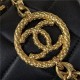 Chanel MINI BOWLING BAG Lambskin & Gold-Tone Metal AS3384 A