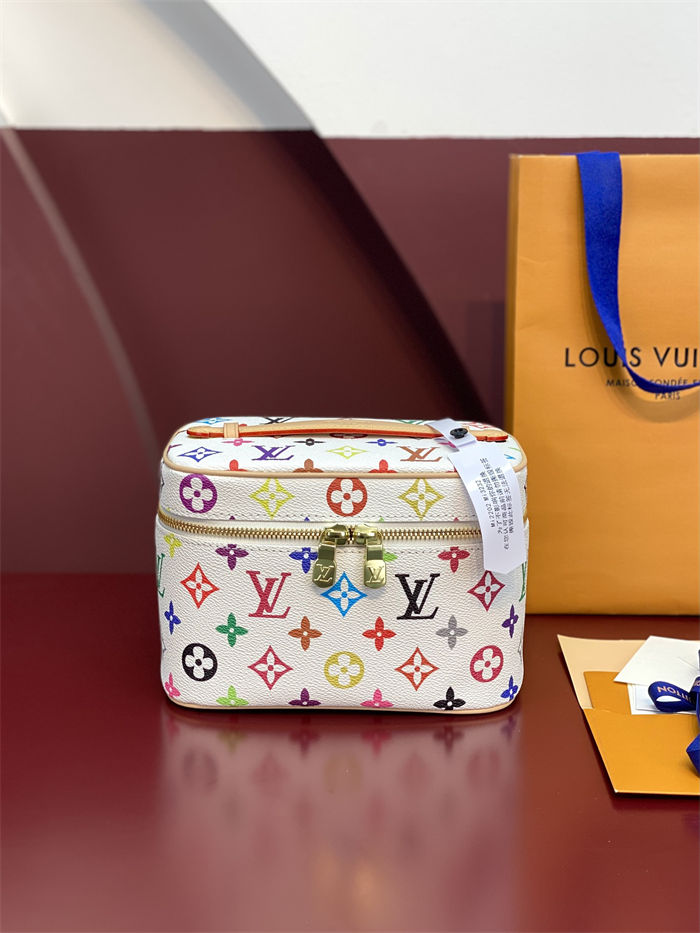 Louis Vuitton NICE MINI x Murakami M13747 White High