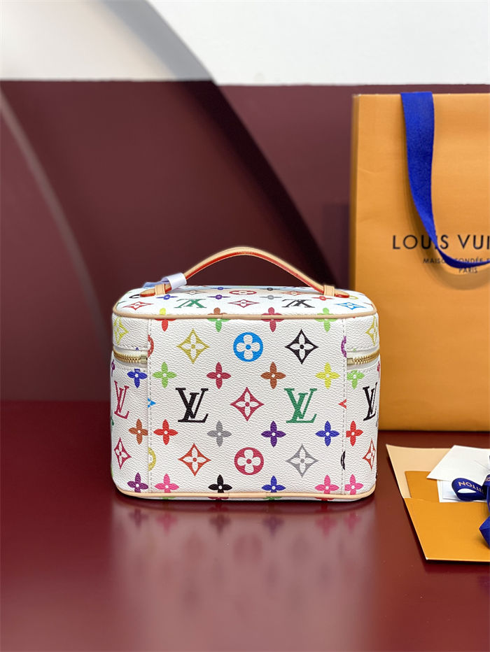 Louis Vuitton NICE MINI x Murakami M13747 White High